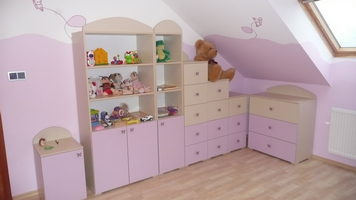 Dětský pokoj malamín levandule, vanilka